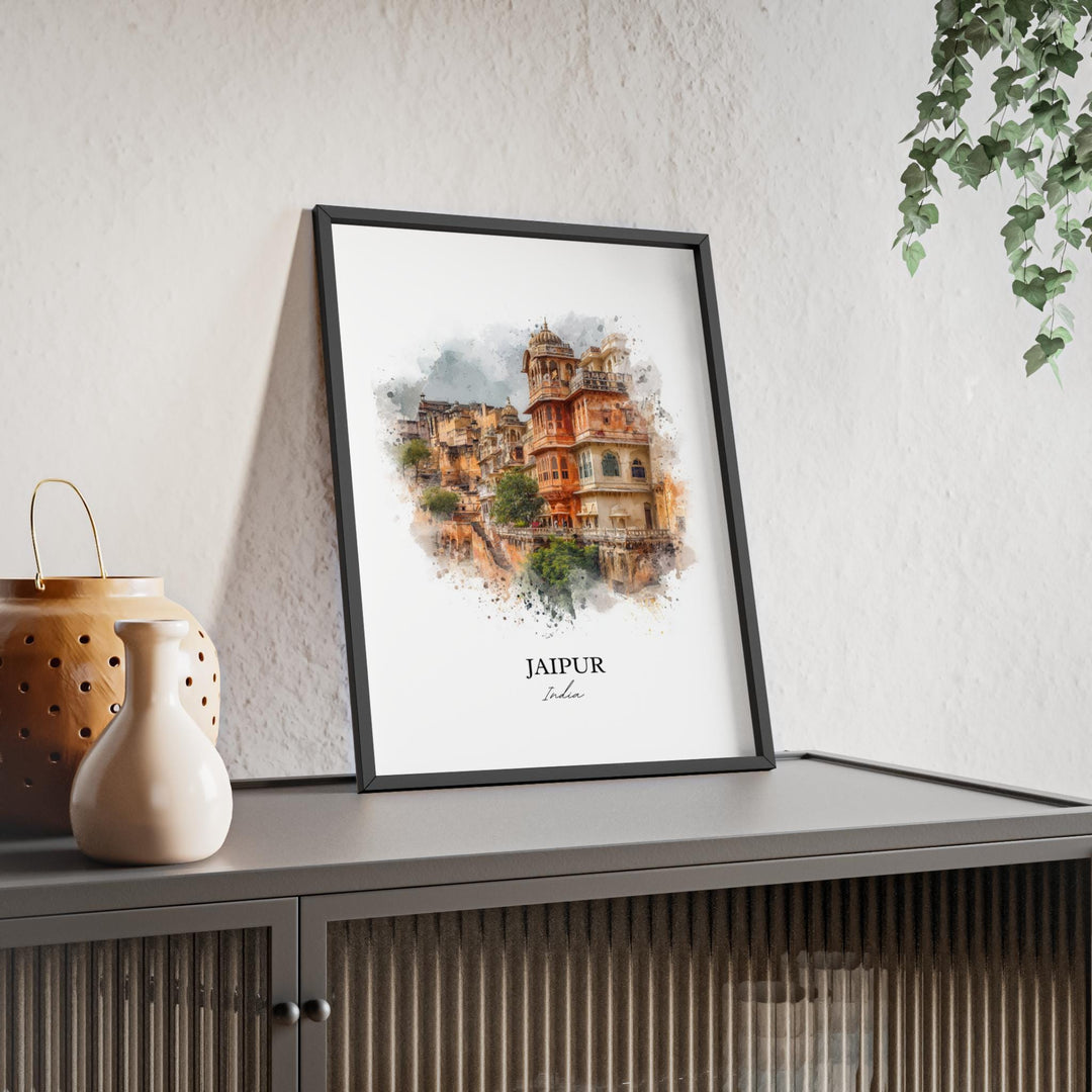 Jaipur, India – Watercolor Art Print