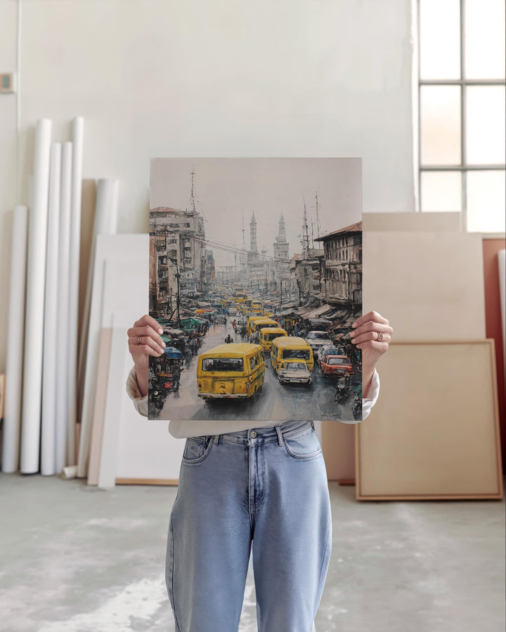 Lagos, Nigeria – Watercolor Art Print