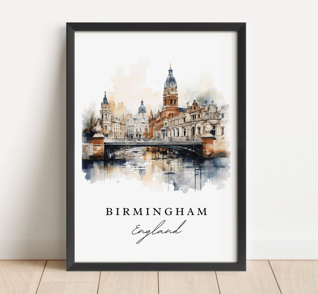 Birmingham England Wall Art - UK Print