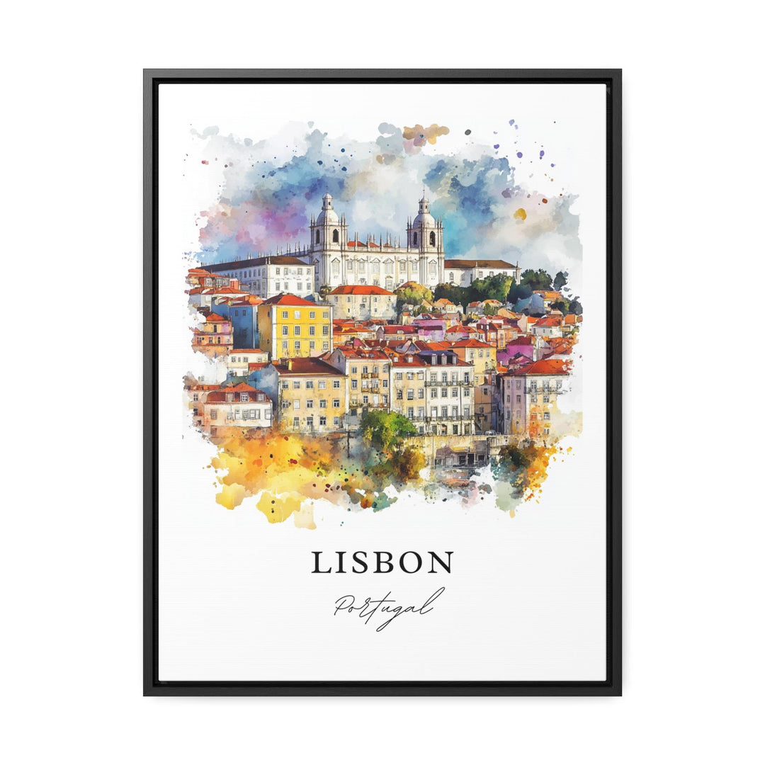 Lisbon, Portugal – Watercolor Art Print