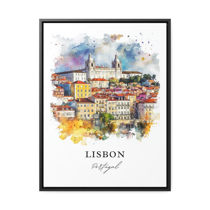 Lisbon, Portugal – Watercolor Art Print