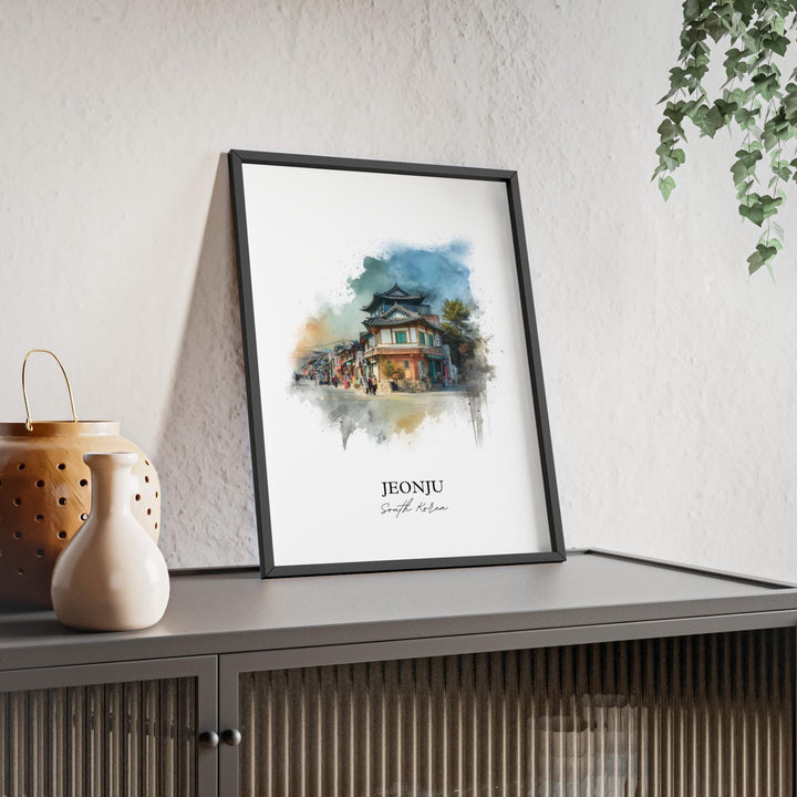 Jeonju, South Korea – Watercolor Art Print