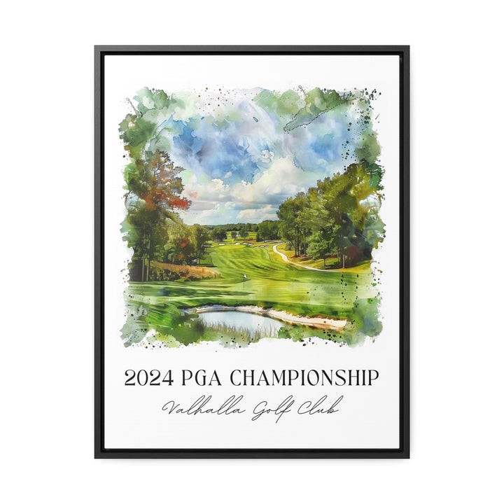 Valhalla Golf Club Art, 2024 PGA Tour Print, Valhalla Golf Watercolor, 2024 PGA Tour Gift,