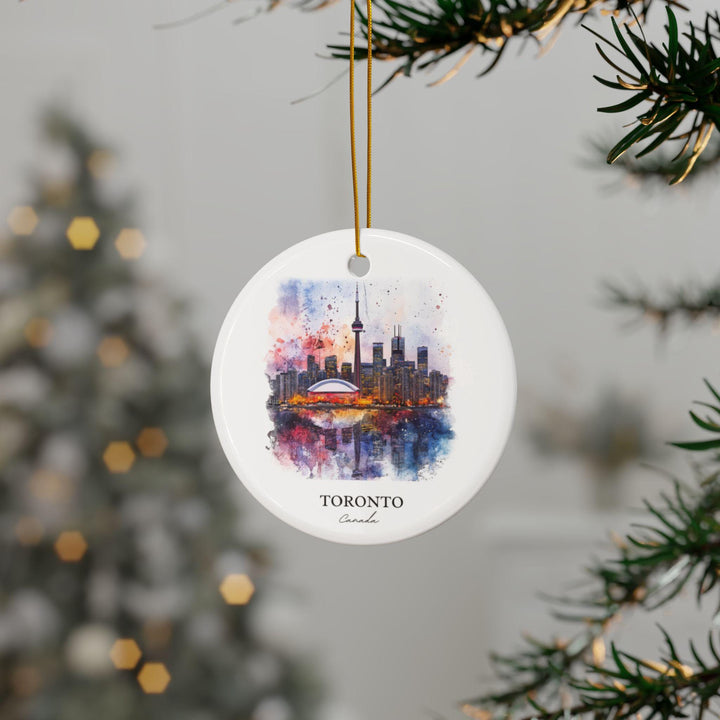 Toronto Canada Ornament: Unique Toronto Souvenir, Toronto Xmas Decor, and Authentic Toronto Gift