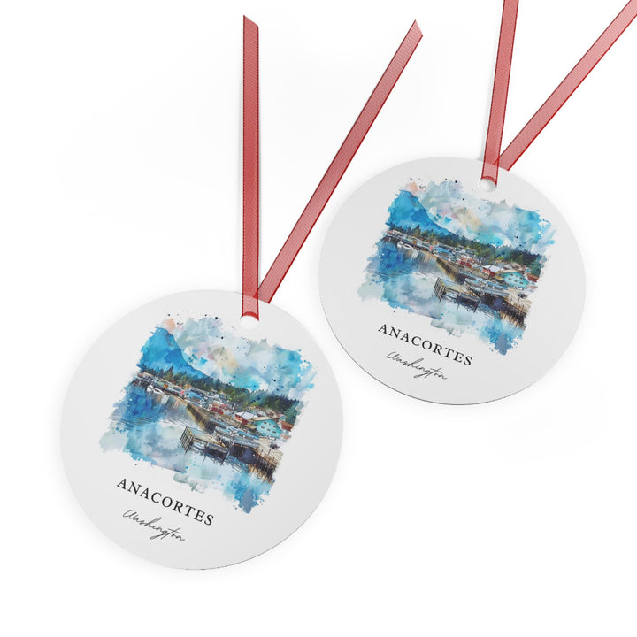 Anacortes WA Ornament: Unique Anacortes Souvenir, Anacortes Xmas Decor, and Authentic Anacortes WA Gift
