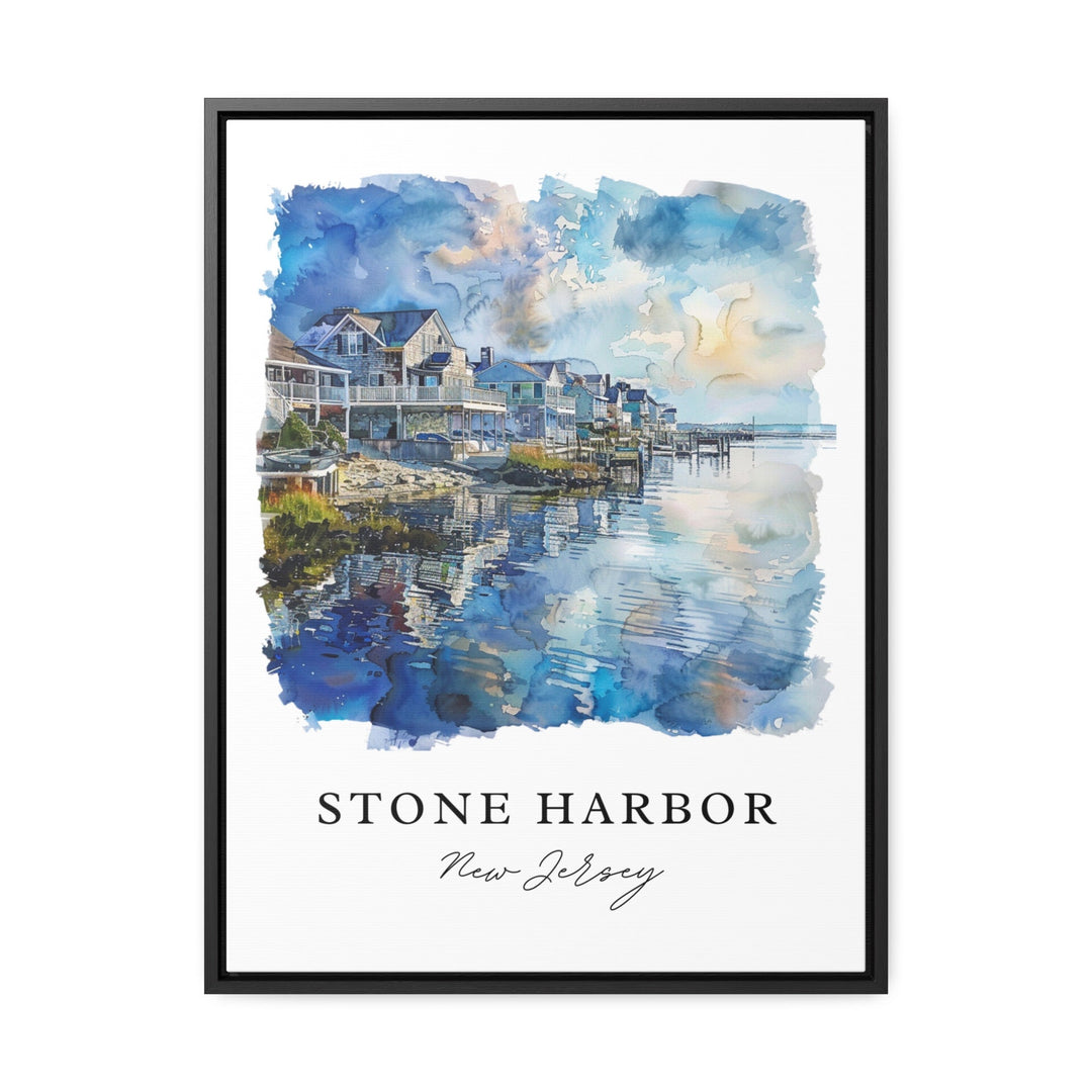 Stone Harbor NJ Art, Stone Harbor Print, Jersey Shore Art, Stone Harbor Gift, Travel Print, Travel Poster, Travel Gift, Housewarming Gift