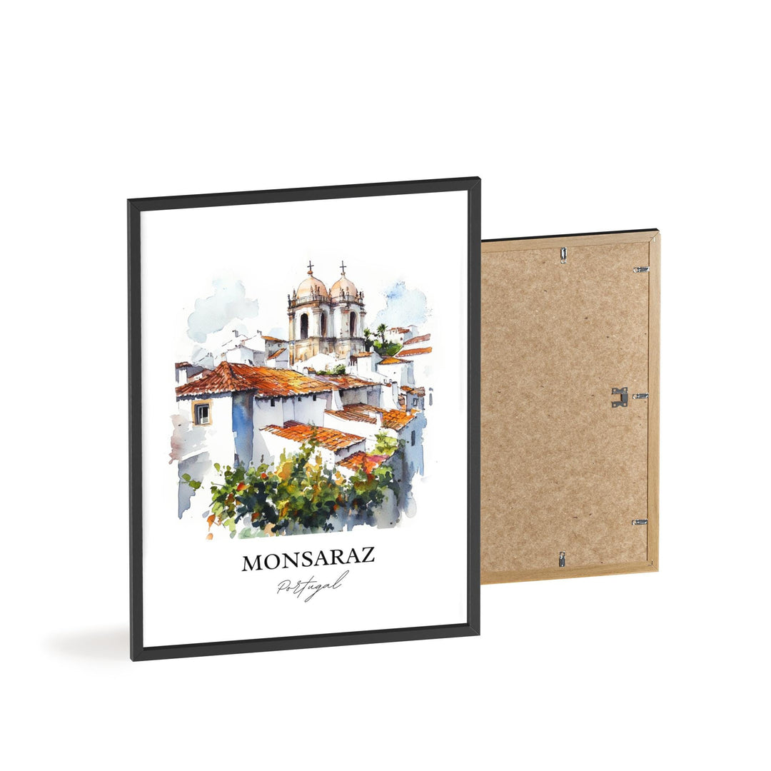 Monsaraz, Portugal – Watercolor Art Print