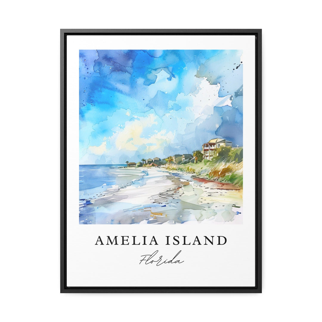 Amelia Island Art Print, Amelia Island Print, Florida Wall Art, Jacksonville Gift, Travel Poster, Housewarming Gift
