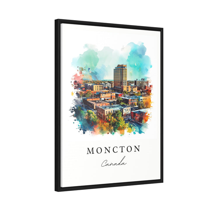 Moncton Canada wall art art - Canada, Moncton print, Moncton Wedding gift, Birthday present, Custom Text, Perfect Gift