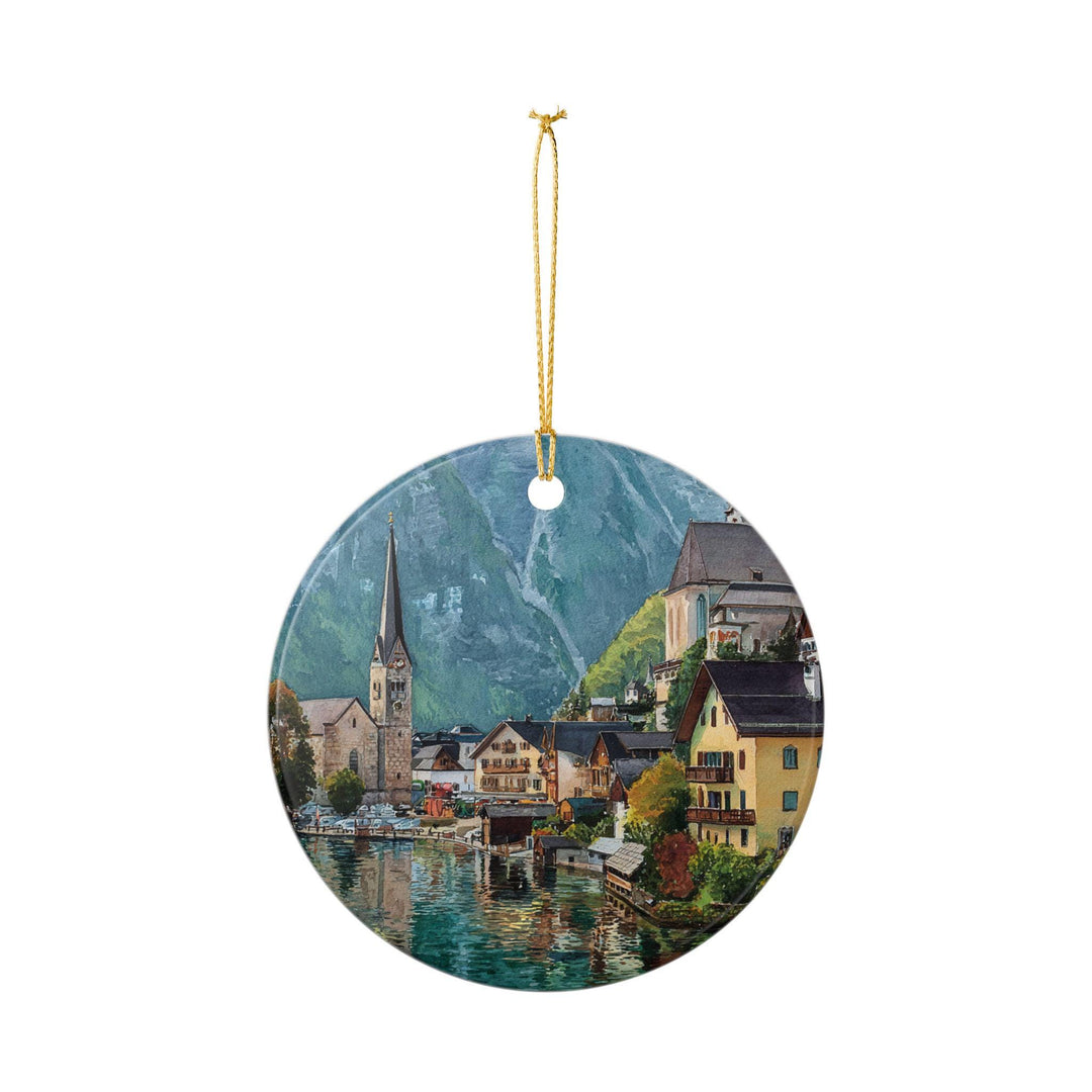 Hallstatt Austria Ornament: Unique Hallstatt Souvenir, Hallstatt Xmas Decor, and Authentic Hallstatt Austria Gift