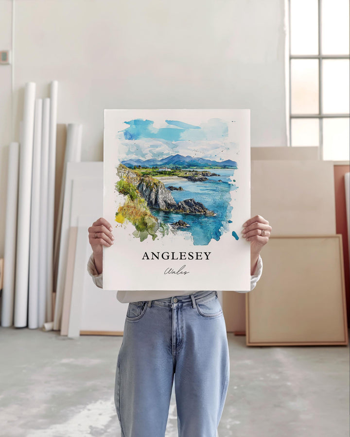 Isle of Angelesey Wall Art - Scotland UK Print