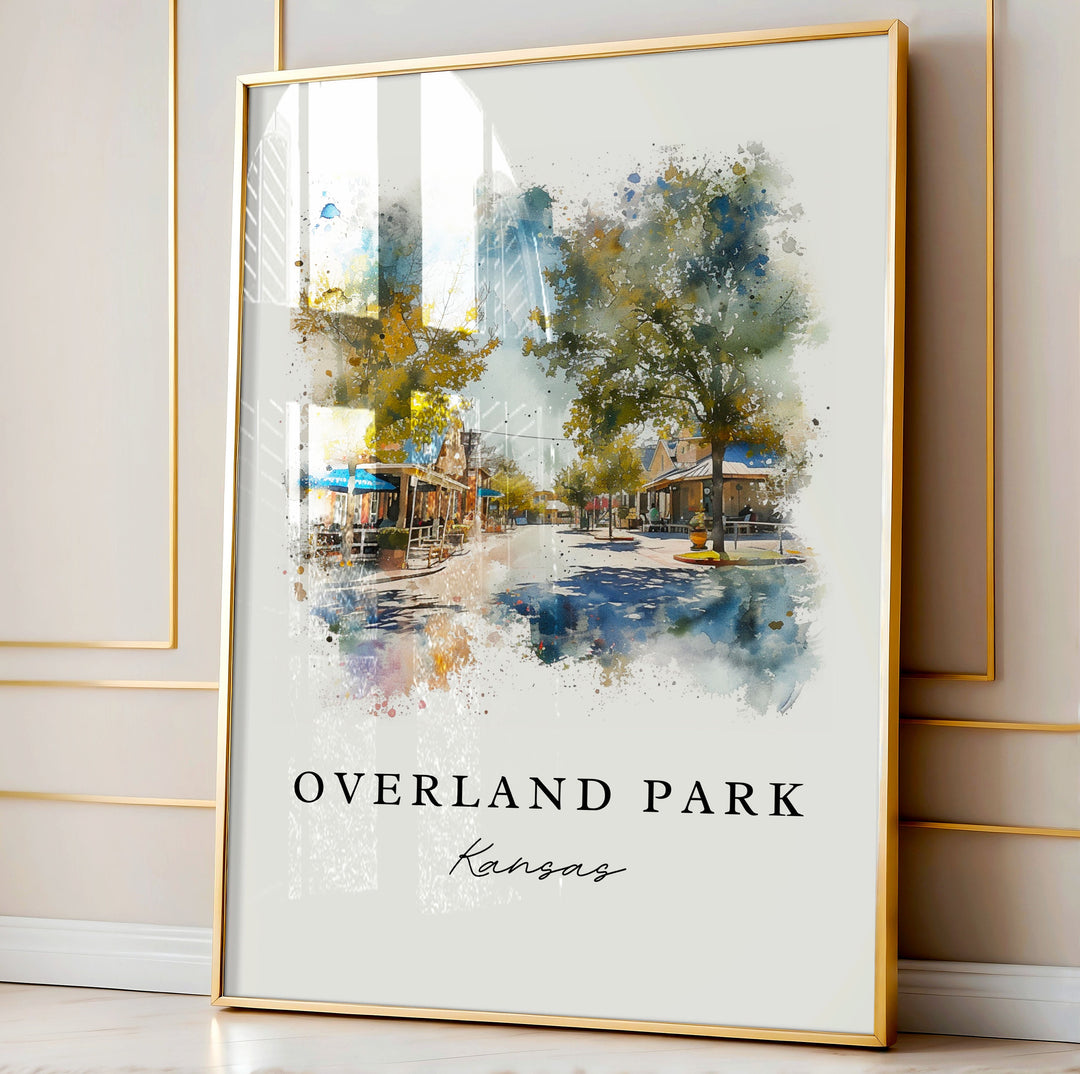 Overland Park KS wall art - Kansas, Overland Park print, Overland Park Kansas Wedding gift, Birthday present, Custom Text, Perfect Gift