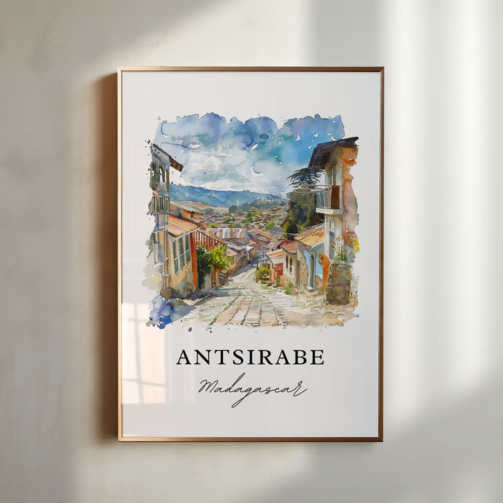 Antsirabe Wall Art - Madagascar Print