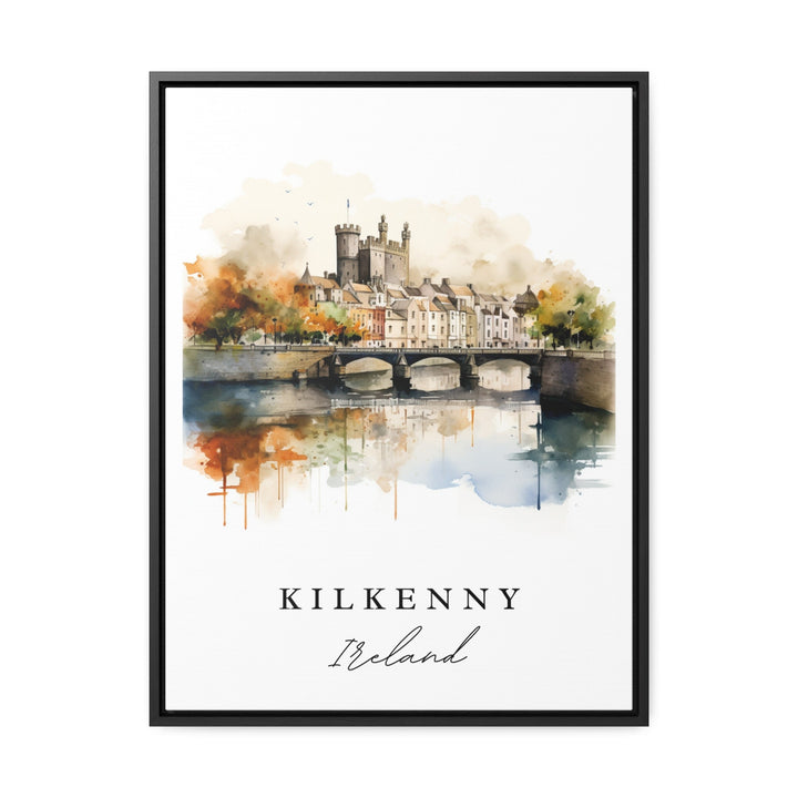 Kilkenny Ireland wall art - Ireland, Kilkenny poster, Kilkenny Wedding gift, v Birthday present, Custom Text, Personalized Gift