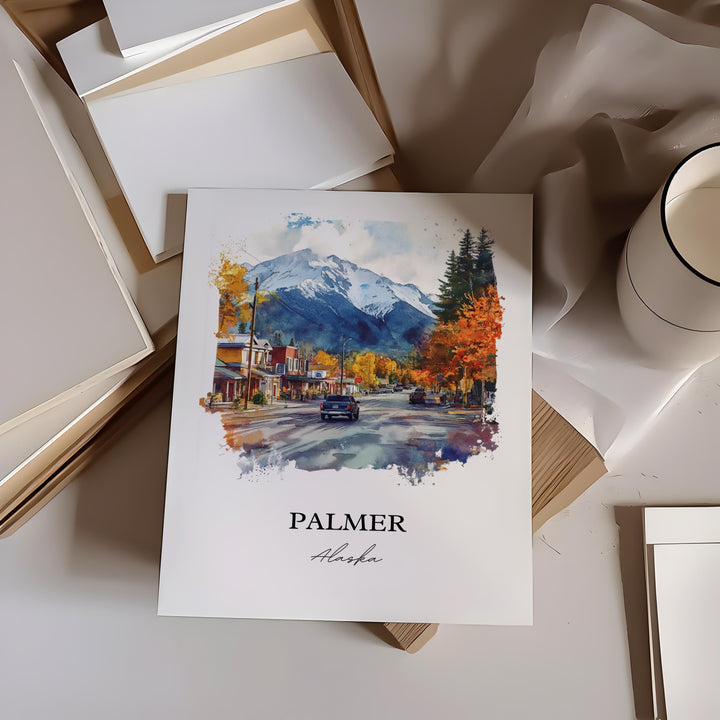 Palmer AK Wall Art - Alaska Print