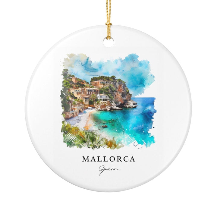 Mallorca Spain Ornament: Unique Mallorca Souvenir, Mallorca Spain Decor, and Authentic Mallorca Spain Gift