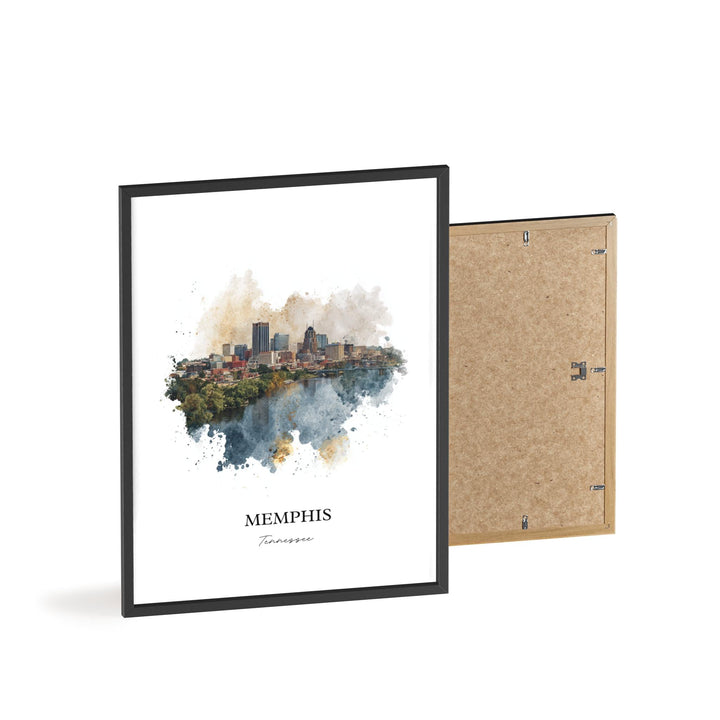 Memphis, Tennessee – Watercolor Art Print