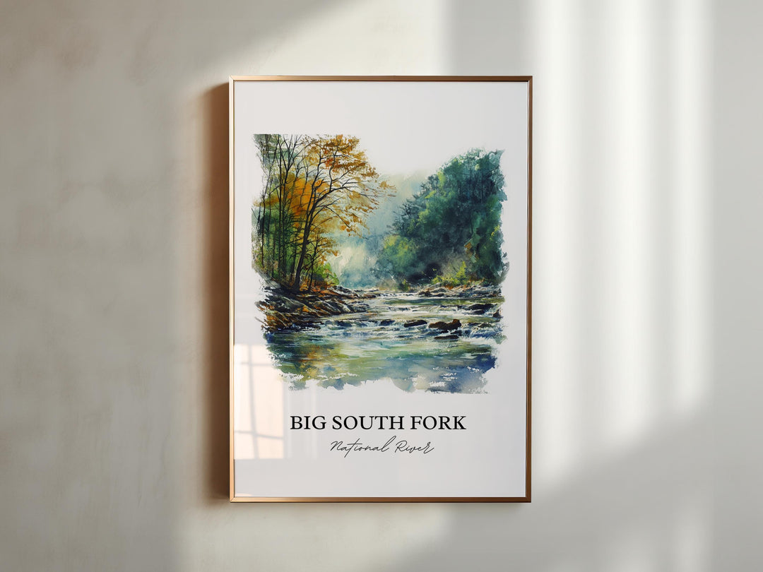Big South Fork, USA – Watercolor Art Print