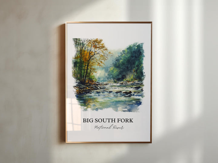 Big South Fork, USA – Watercolor Art Print