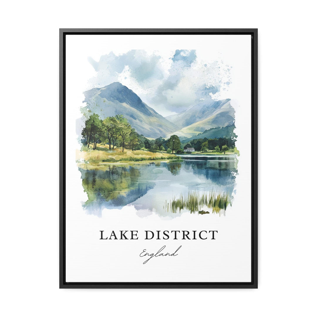 Lake District Wall Art, Lake District England Print, Cumbria Watercolor Art, England Gift, Travel Print, Travel Poster, Housewarming Gift