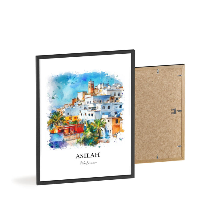 Asilah, Morocco – Watercolor Art Print
