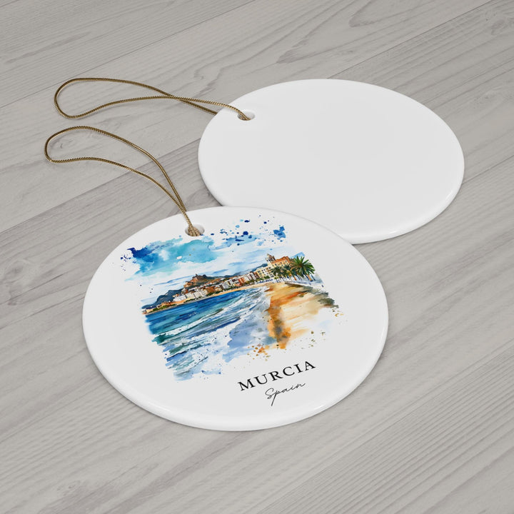 Murcia Spain Ornament: Unique Murcia Souvenir, Murcia Espana Xmas Decor, and Authentic Murcia Spain Christmas Gift