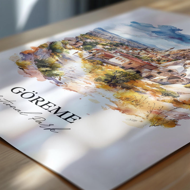 Göreme, Turkey – Watercolor Art Print