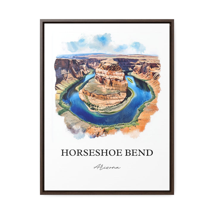 Horseshoe Bend, Arizona – Watercolor Art Print