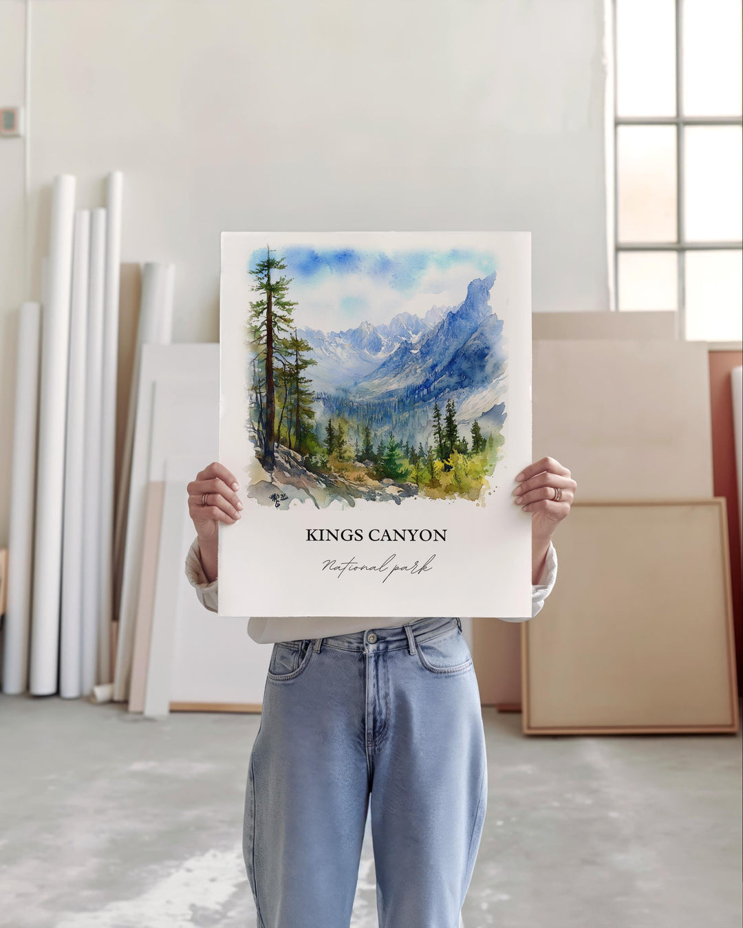 Kings Canyon Wall Art - California Print
