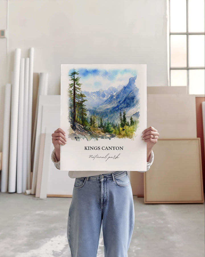 Kings Canyon Wall Art - California Print
