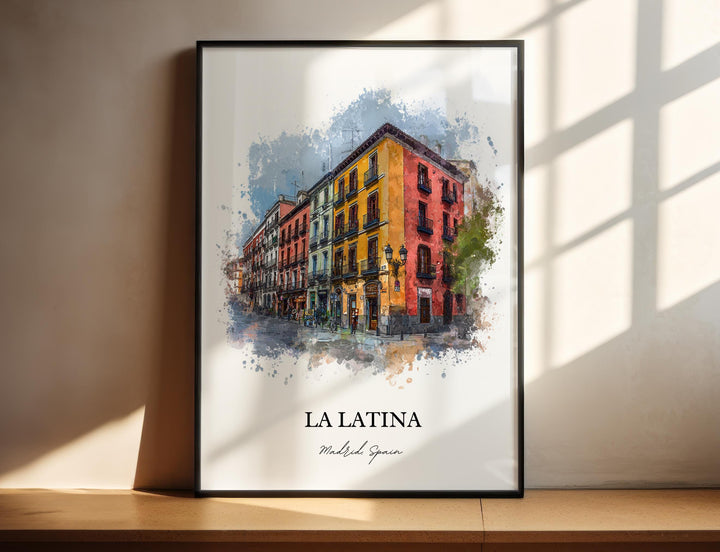 Madrid, Spain – Watercolor Art Print