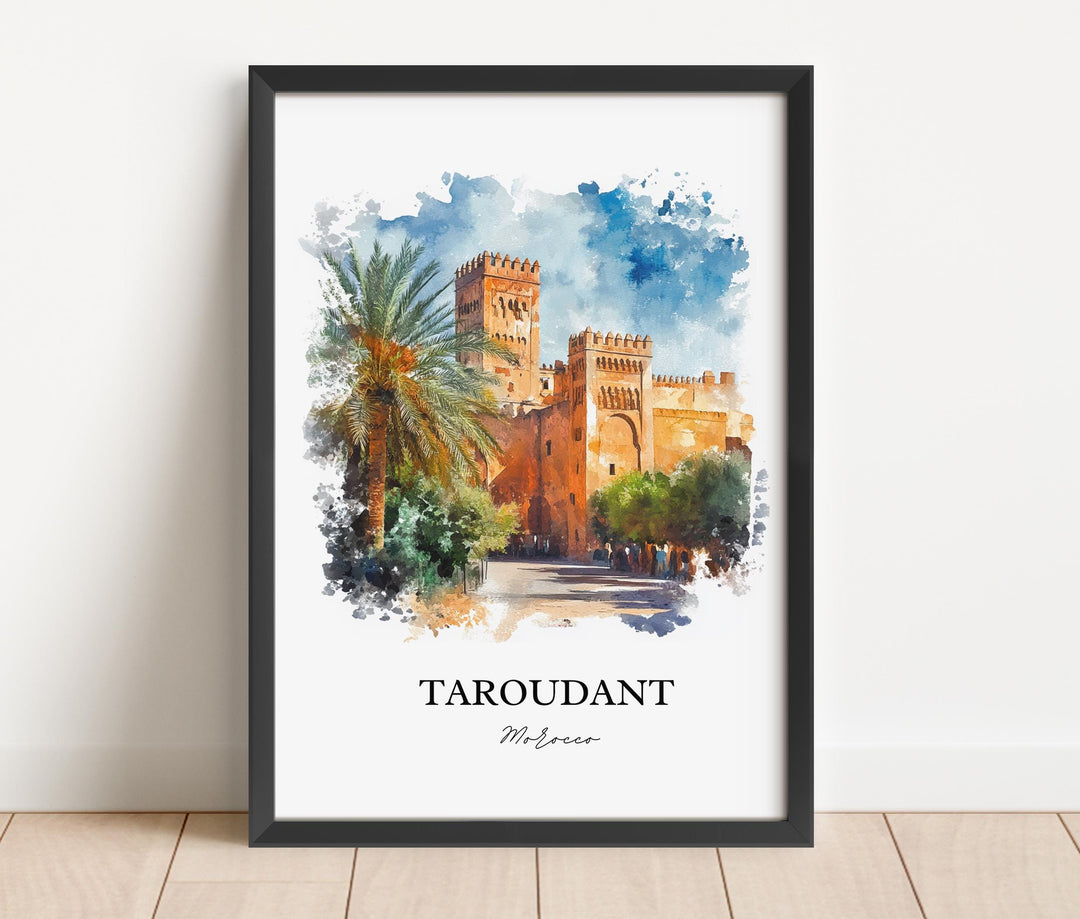 Taroudant, Morocco – Watercolor Art Print