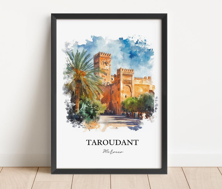 Taroudant, Morocco – Watercolor Art Print