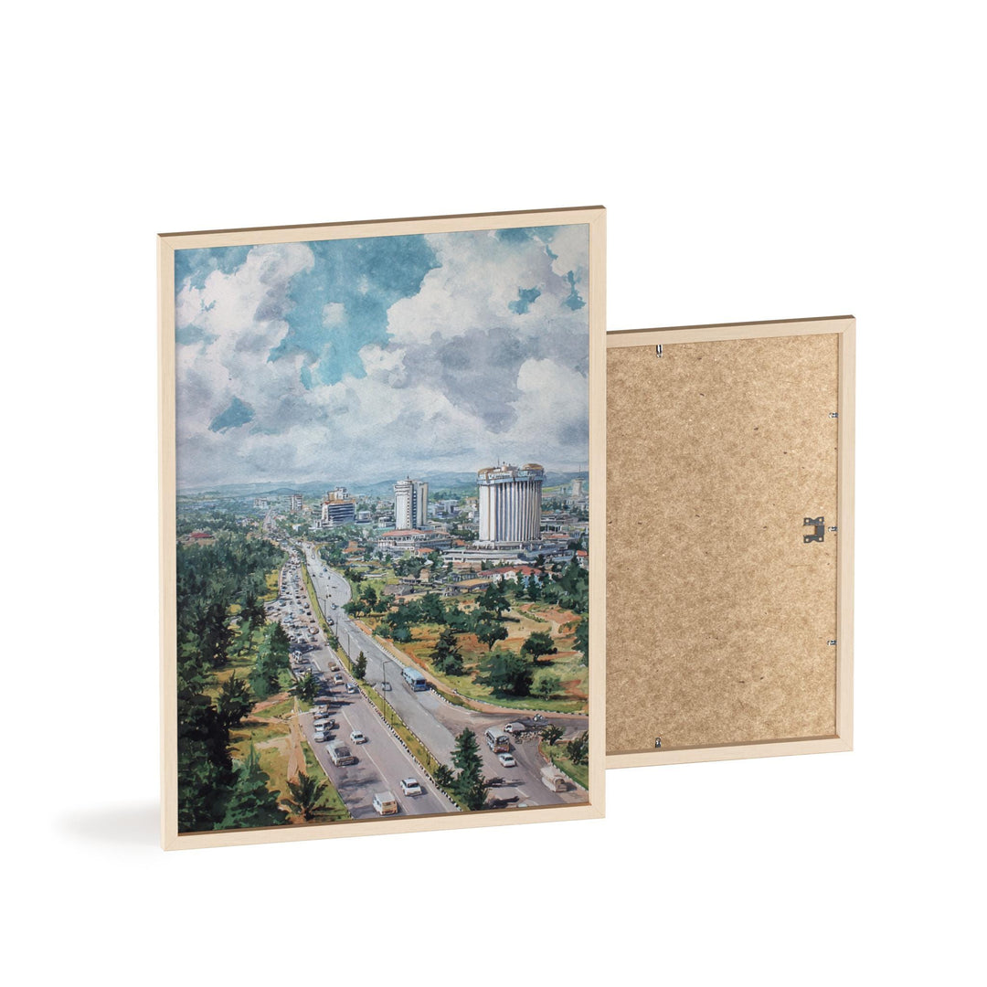 Abuja, Nigeria – Watercolor Art Print