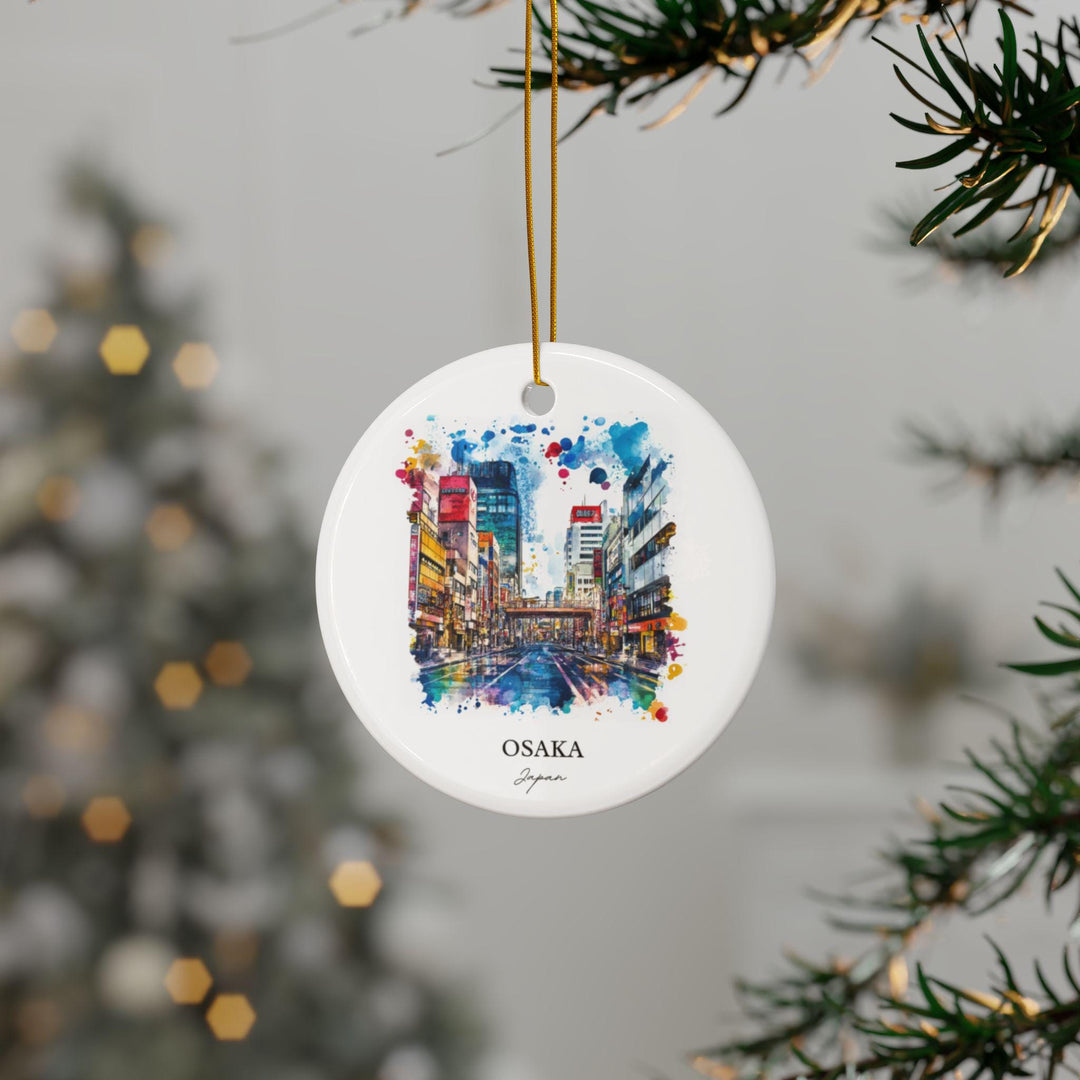 Osaka Japan Ornament: Unique Osaka Souvenir, Osaka Xmas Decor, and Authentic Osaka Japan Gift