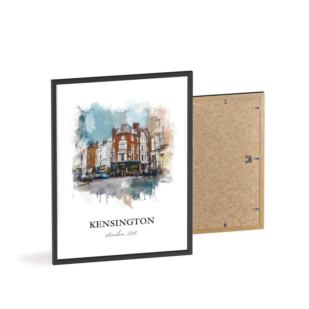 Kensington, London – Watercolor Art Print