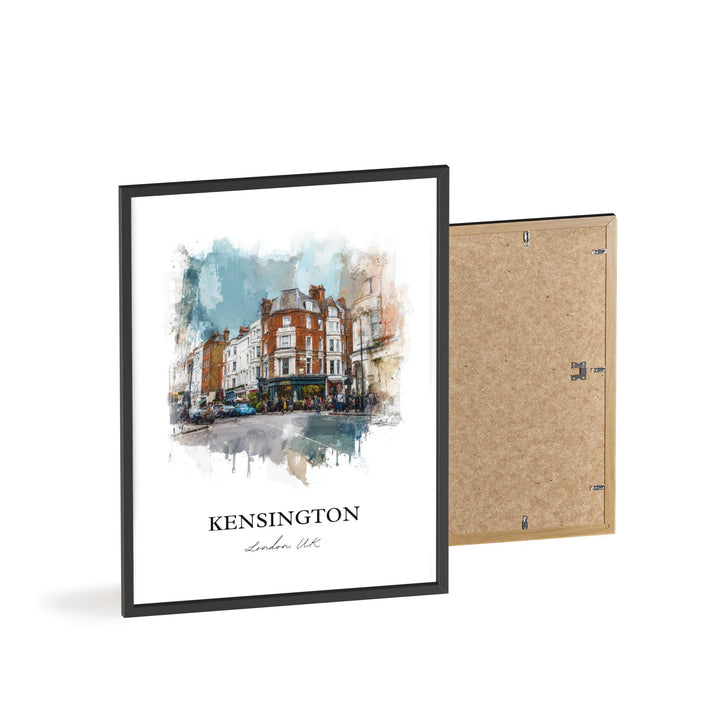 Kensington, London – Watercolor Art Print