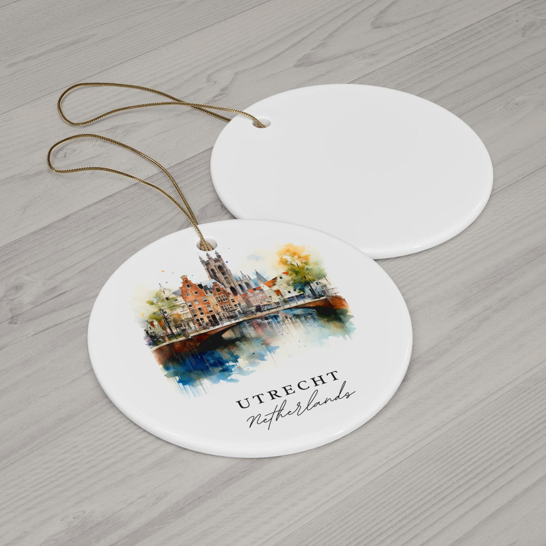 Utrecht Netherlands Ornament: Unique Utrecht Souvenir, Utrecht Xmas Decor, and Authentic Utrecht Netherlands Christmas Gift