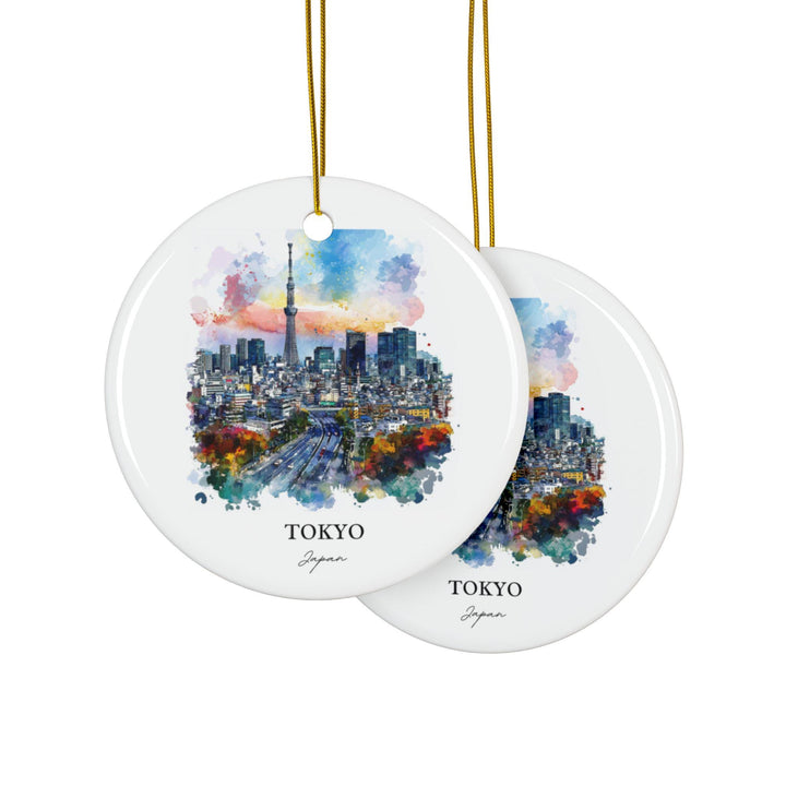 Tokyo Japan Ornament: Unique Tokyo Souvenir, Tokyo Xmas Decor, and Authentic Tokyo Japan Gift