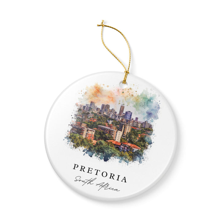 Pretoria, South Africa Ornament: Unique Pretoria Souvenir, South Africa Xmas Decor, and Authentic Pretoria Gift