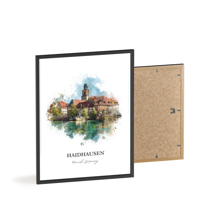 Haidhausen, Germany – Watercolor Art Print