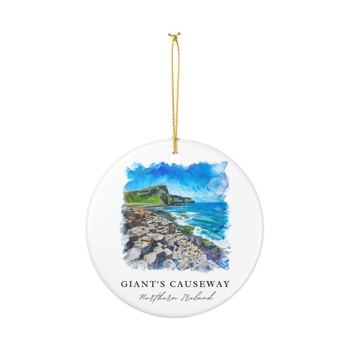 Giants Causeway Ornament: Unique Northern Ireland Souvenir, Giants Causeway Xmas Decor, and Authentic Northern Ireland Gift