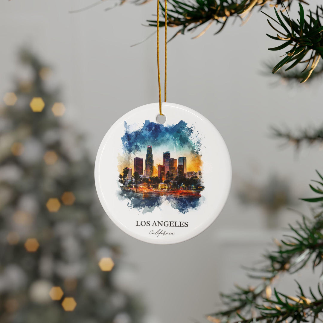 Los Angeles Ornament: Unique LA Souvenir, Los Angeles Xmas Decor, and Authentic LA California Gift