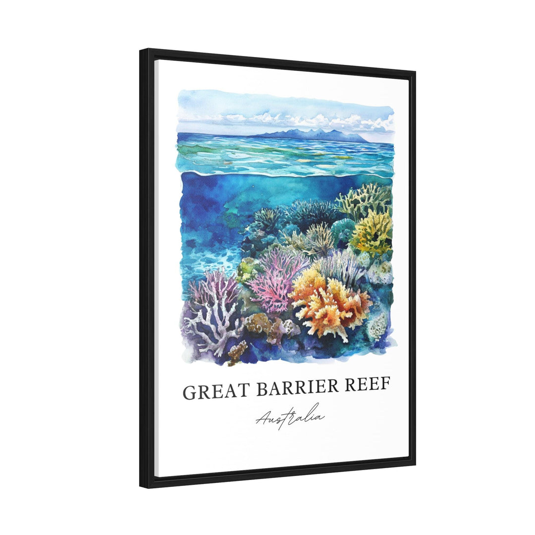 Great Barrier Reef Art, Barrier Reef Print, Australia Watercolor, Great Barrier Reef Gift, Travel Print, Travel Poster, Housewarming Gift