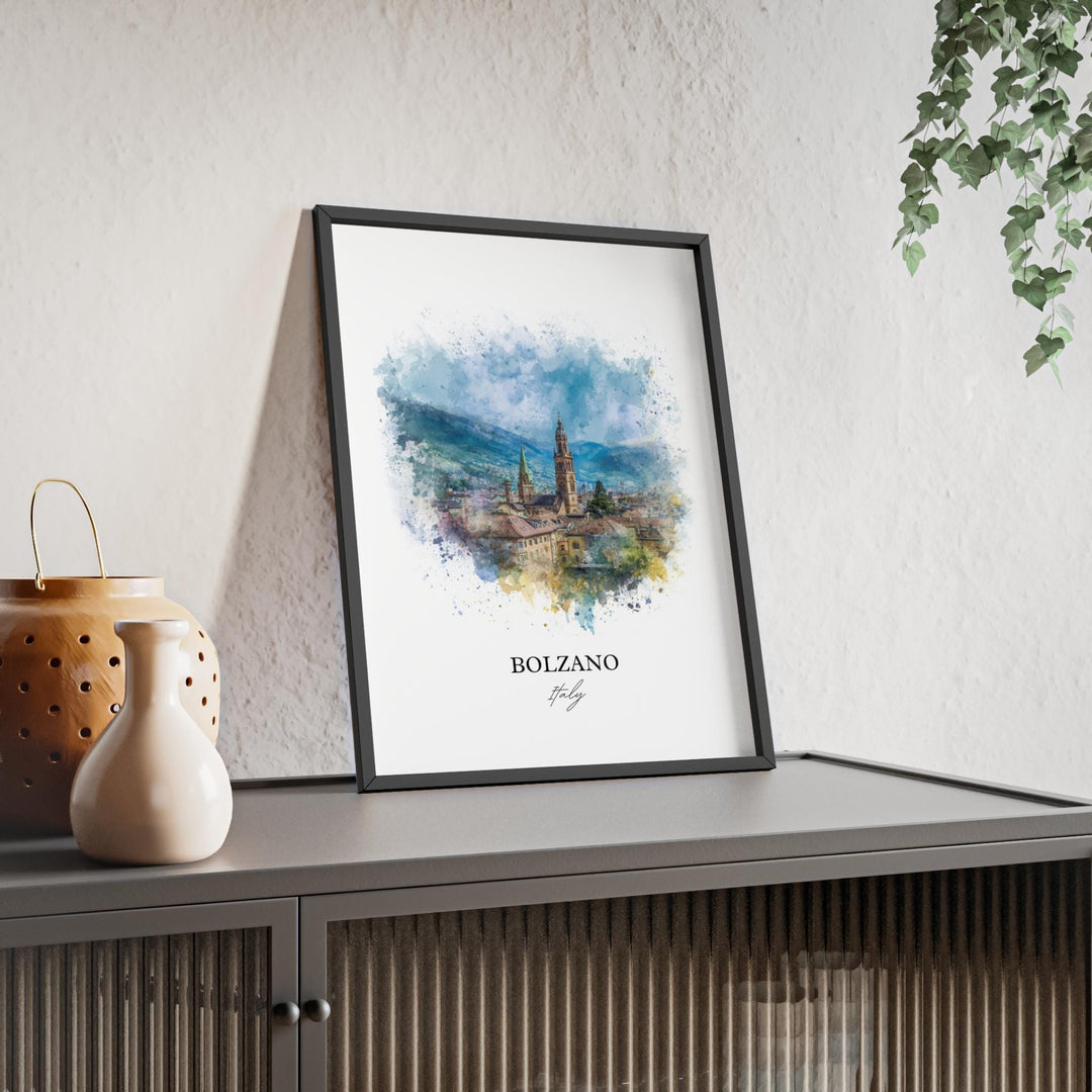 Bolzano, Italy – Watercolor Art Print