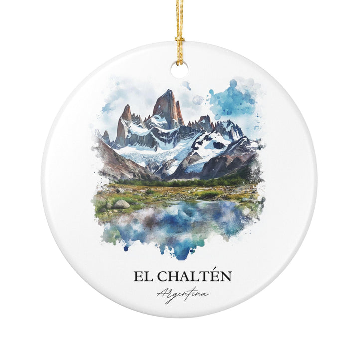 El Chalten Ornament: Unique El Chalten Argentina Souvenir, Argentina Xmas Decor, and Authentic Argentina Gift