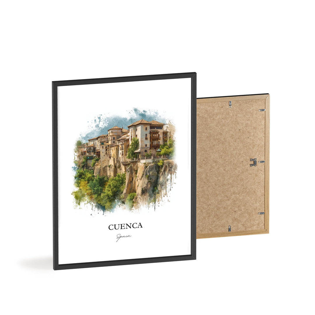 Cuenca, Spain – Watercolor Art Print