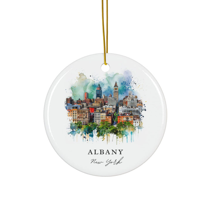 Albany, New York Christmas Ornament