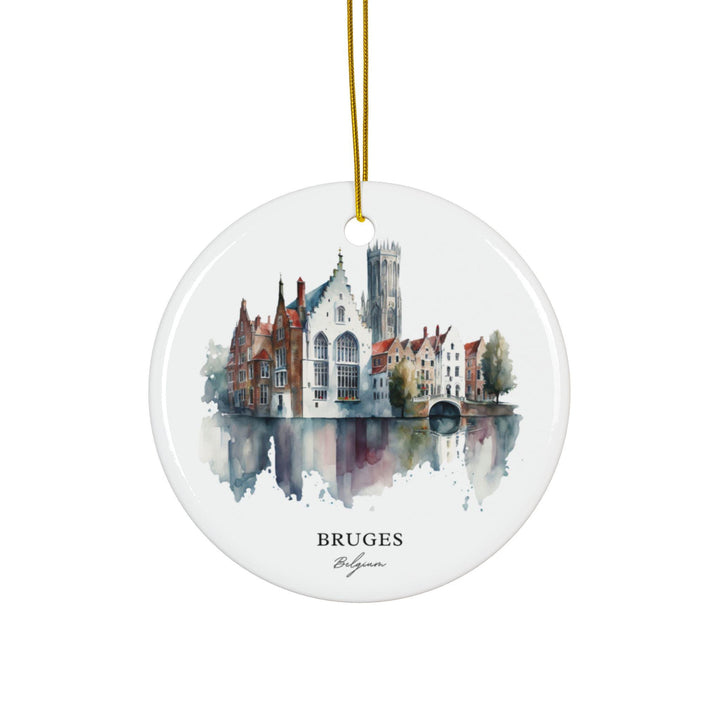 Bruges Ornament: Unique Brugge Souvenir, Belgium Xmas Decor, and Authentic Bruges Belgium Gift