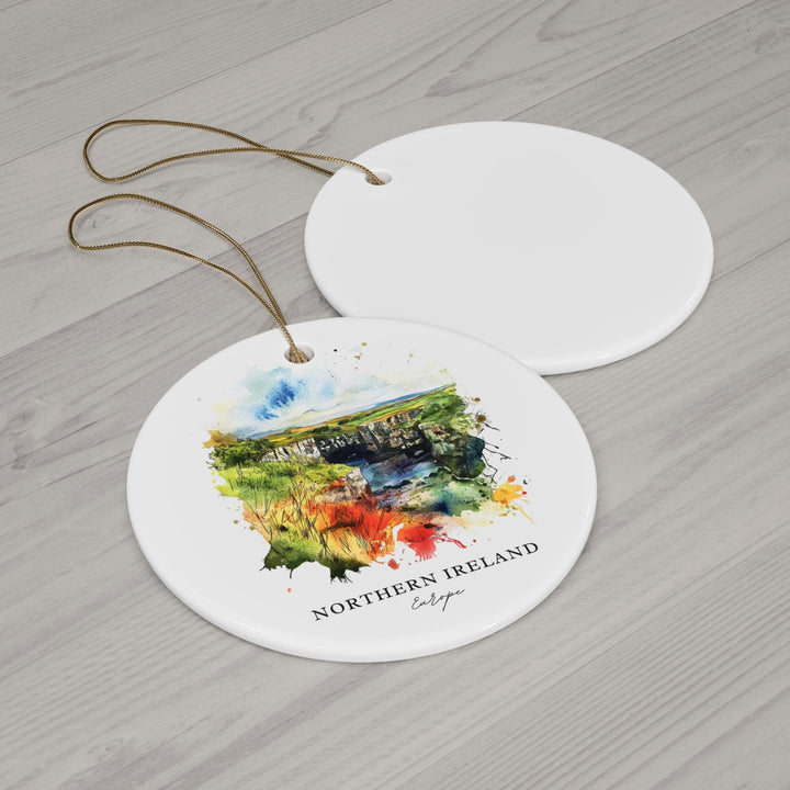 Northern Ireland Ornament: Unique N Ireland Souvenir, Northern Ireland Xmas Decor, and Authentic Northern Ireland Christmas Gift